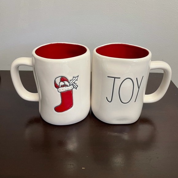Rae Dunn Other - New Rae Dunn Set of 2 “JOY” Mugs
